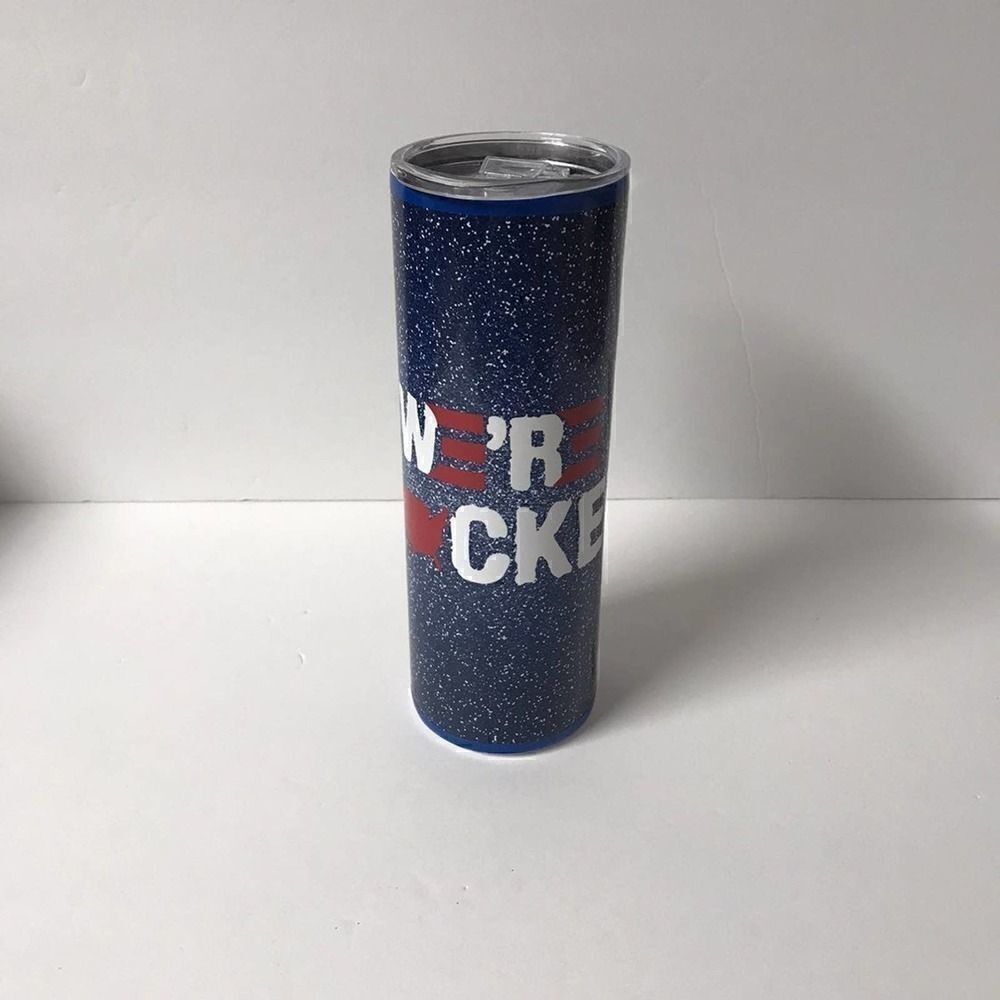 We're F**ked handmade stainless steel tumbler
